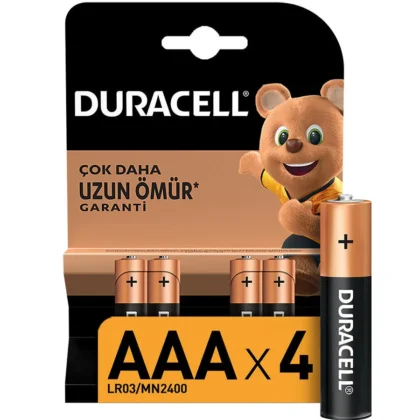Duracell İnce Kalem Pil (AAA)