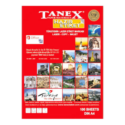 Tanex Laser Etiket Çeşitleri